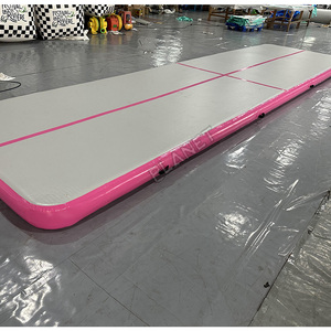 6เมตร,10เมตรราคาถูกยิมเสื่อเกลือกกลิ้งติดตามพองลมยิมติดตามสำหรับยิมนาสติก - Product Image 6