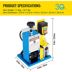 เครื่องปอกสายไฟฟ้ากำลัง<span class=keywords><strong>3Q</strong></span>,เครื่องปอกสายเคเบิลโลหะเศษทองแดง - Product Image 6