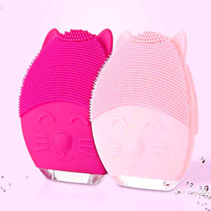 Mini nuovo Design <span class=keywords><strong>Hello</strong></span> Kitty Silicone Scrub per la pulizia del viso spazzola Sonic elettrico poro pulitore impermeabile per il viso massaggiatore - Product Image 5
