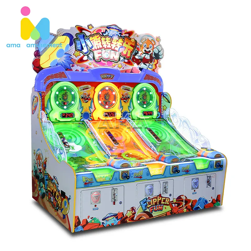 Ama Manufacturers Wholesale 3 Players Parent-Child Kids Carnival Family Entertainment Redemption Arcade Game Machine