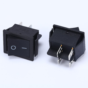 Rocker Switch Black Single Reset 16A/250V 10T85 6Pin Canal R Series Light R5