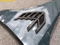 Aileron latéral en fibre de carbone de haute qualité pour Audi RS6 C8 RS7, style ABT, noir, garniture extérieure de carrosserie