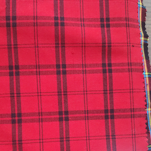 Vente chaude d'usine, tissu en rayonne 100% teint en fil, tissu Masai Shuka pour l'Afrique, <span class=keywords><strong>Tanzanie</strong></span>, Kenya, tissu traditionnel - Product Image 1