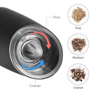 <span class=keywords><strong>Moulin</strong></span> à sel et à poivre électrique automatique portable, nouveaux matériaux pour la cuisine et <span class=keywords><strong>le</strong></span> <span class=keywords><strong>camping</strong></span>, avec fonction de lumière bleue - Product Image 6