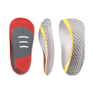 3/4 Length Orthotic Inserts Arch Support Correct Over-Pronation, Fallen Arches, Flat Feet Metatarsal Support Insoles