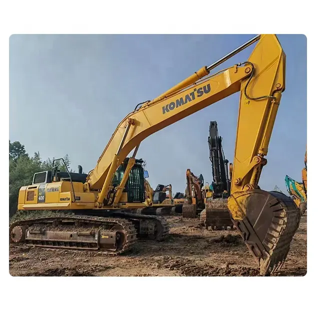 Grande escavatore usato giapponese Komatsu 400 meccanico a braccio lungo usato di seconda mano