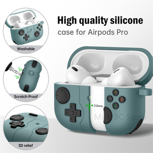 Nouvelle housse pour Airpod Pro 2 2022 étui en silicone pour Airpod 3 <span class=keywords><strong>2021</strong></span> étui de protection souple pour <span class=keywords><strong>airpods</strong></span> étui 3 génération avec porte-clés - Product Image 2