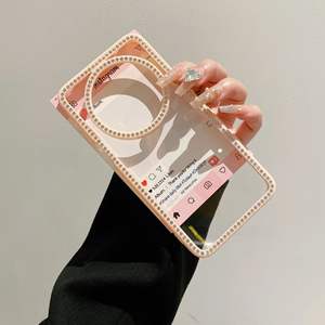 Funda de Teléfono con Diamantes de Imitación para Huawei P80 Candy Water, Apta para MATE70PRO, Transparente con Ranuras, MATE60, Protectora y Brillante - Product Image 6