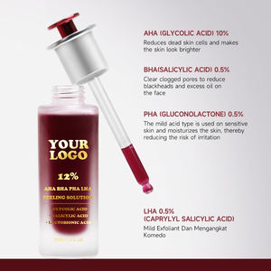 Suero Líquido OEM ODM de 35 ml con Etiqueta Privada Personalizable, Ácido Glicólico y Ácido Salicílico, para Suavizar la Piel, Reducir los Puntos Negros e Iluminar - Product Image 2