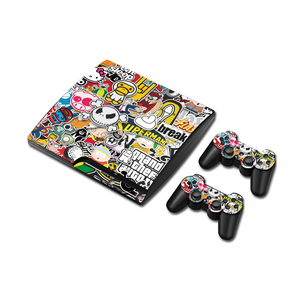 Autocollant de Recouvrement en Vinyle Intégral Personnalisé Anime pour <span class=keywords><strong>Console</strong></span> et Manette <span class=keywords><strong>Sony</strong></span> <span class=keywords><strong>PlayStation</strong></span> <span class=keywords><strong>3</strong></span> PS3 Slim - Product Image 3