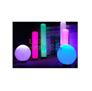 <span class=keywords><strong>Farolas</strong></span> luminosas de colores inflables personalizadas de 2m, modelo de publicidad para Bar de estrellas, fiesta, evento de actuación en escenario - Product Image 1