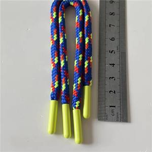 Cordón Decorativo Personalizado para Prendas, Cordón Largo Tejido con Puntas <span class=keywords><strong>de</strong></span> Silicona - Product Image 4