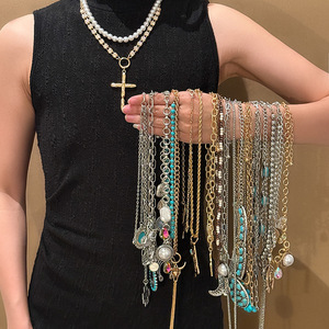 Collar Largo Estilo Western con Colgante de Corazón de Sol Turquesa, Colección Tribal <span class=keywords><strong>Sunshine</strong></span> Clavicle, Joyería Estética Vaquera para Mujer - Product Image 1