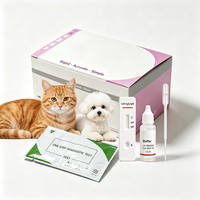 Kit de test rapide des anticorps IgG/IgM contre le parasite Leishmania pour chiens et chats, best-seller