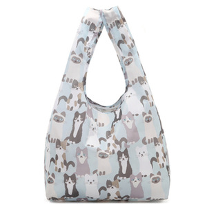 Japón Bensen de moda de las mujeres engrosada plegable compras poliéster bolsa - Product Image 1