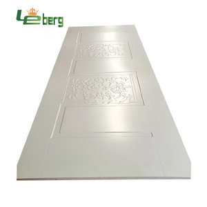 920*2150mm White <strong>Premier</strong>/Wenge/Wood Veneer/Melamine Molded HDF Door Skin - Product Image 5