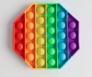 Jouets sensoriels silencieux personnalisés en forme carrée à bulles à éclater, cadeaux promotionnels imprimés sur mesure, vente en gros, anti-stress - Product Image 3