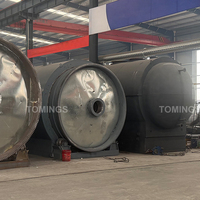 Machine de pyrolyse des pneus usagés, Équipement de traitement des pneus usagés, Équipement de raffinage d'huile pour le recyclage des revêtements de fils et des déchets aluminium-plastique