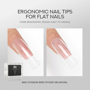 <span class=keywords><strong>BBM</strong></span> PVC Luxury Nail Art Tips & Full Cover Extension Molds Finger Use with Almond/Coffin/Square Shapes Multi Shape Dual Forms - Product Image 2