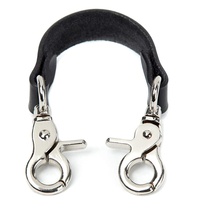 Vente en gros de sangles anti-balancement en cuir pour pompiers sangles radio en cuir support radio