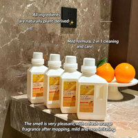 Nettoyant pour sols liquide à base d'acides écologiques Manrubens Mken, parfum citron, 50%-80% d'ingrédients actifs, dissout la saleté, sans rinçage