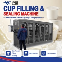 Mesin Pengisian dan Penyegelan Otomatis untuk Selai Mayones Yogurt Kemasan Plastik Cup Lini Pengemasan Makanan Pemasok Langsung