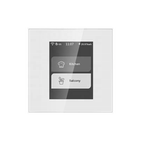 Nuevo Interruptor Inteligente Lanbon L8 Switch 5 en 1 con Pantalla Táctil LCD, para Uso en Hoteles y Hogares, Interruptor Inteligente de 1/2/3 Vías, Siempre Conectado