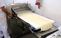 Machine de laminage de pâte réversible de table Offre Spéciale rouleau de pâte de boulangerie Pizza pain Biscuit machine de laminage de pâte