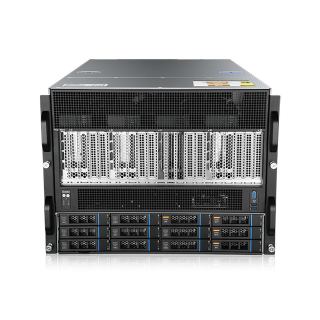 Gooxi Turin 8U 8 GPU AI Deepseek ChatGPT Rack Server with 8 RTX 5090 GPUs AMD EPYC 4/5th Gen 2.2-4.2GHz Model SYR6108G-D12R-G5