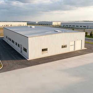 Almacén Modular Resistente a la Intemperie, Estructura de Acero, Parque Logístico, Depósito Industrial Prefabricado de Alta Resistencia - Product Image 1