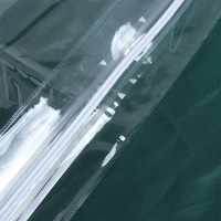 Sac d'emballage refermable en PVC à quatre fermetures éclair pour couverture, usage universel, avec logo imprimé