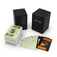 Jeu de cartes imprimées de haute qualité, édition personnalisée, jeu de cartes à questions, jeu de cartes à boire pour l'Europe et l'Amérique