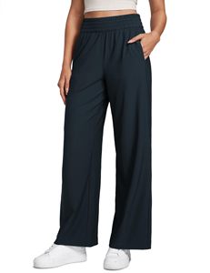 <span class=keywords><strong>Pantaloni</strong></span> Larghi in <span class=keywords><strong>Velluto</strong></span> <span class=keywords><strong>a</strong></span> <span class=keywords><strong>Coste</strong></span> da <span class=keywords><strong>Donna</strong></span> <span class=keywords><strong>a</strong></span> Vita Alta, Eleganti, in Fibra di Poliestere, Stile Palazzo con Tasche - Product Image 5