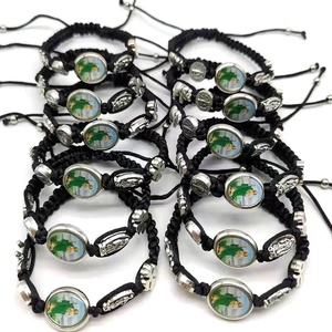 <span class=keywords><strong>Pulsera</strong></span> de aceite de goteo de doble cara, brazalete hecho a mano con efecto de protección, de la Virgen María, <span class=keywords><strong>San</strong></span> Judas, <span class=keywords><strong>San</strong></span> <span class=keywords><strong>Benito</strong></span>, trébol de cuatro hojas ovalado - Product Image 3