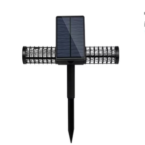 เครื่องดักแมลงพลังงานแสงอาทิตย์แบบรักษ์โลก 1200V กำลังไฟสูง กำจัดยุง กันน้ำ IP65 แสง UV 365nm ชาร์จ USB ได้ - Product Image 1