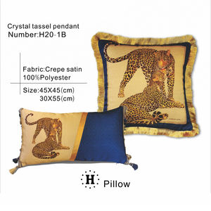 Ev dekor saten ipek yastık kılıfı kanepe koltuk minderi kılıfı araba koltuğu yastık kılıfı leopar baskı yastık kapakları - Product Image 2