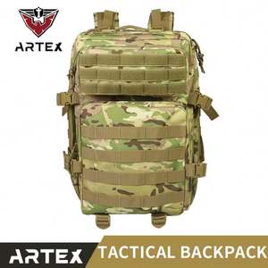 Mochila de Camuflaje de Gran Capacidad, Mochila de Montañismo de Camuflaje de 40L, Bolsa de Viaje para Exteriores, Mochila Táctica de Asalto 3P - Product Image 2