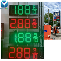 Écran LED numérique pour station-service, panneau d'affichage des prix LED 12 pouces, fabricant chinois d'afficheurs de prix LED pour stations-service