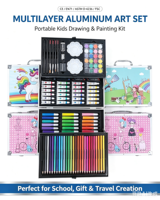 Coffret de peinture pour enfants en aluminium
