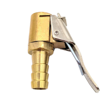 Connecteur de valve de pneu, clip de verrouillage, embout de pompe à air, 6 mm, 8 mm, gonfleur de pneu portable, embout de gonflage de pneu en laiton