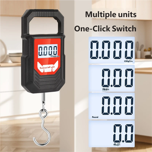 เครื่องชั่งอิเล็กทรอนิกส์แบบมือถือ LCD กันน้ำ 0.005 กก. ขนาดกะทัดรัด พกพาสะดวก ใช้ในเชิงพาณิชย์และในครัวเรือน สำหรับชั่ง<span class=keywords><strong>พัสดุ</strong></span> จัดส่งสินค้า ตกปลา พร้อมตะขอ - Product Image 6