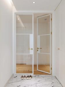 Portes battantes à <span class=keywords><strong>double</strong></span> vitrage de conception française moderne pour bureau, chambre, salon, salle de bain, villa, hôtel et intérieur de magasin - Product Image 2