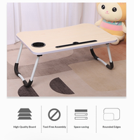 Bureau pliable compact et portable pour enfant, étudiant, dortoir