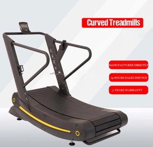 <span class=keywords><strong>Caminadora</strong></span> Curva sin Motor con Plataforma Amortiguadora para Entrenamiento Cardiovascular de Cuerpo Completo y <span class=keywords><strong>CrossFit</strong></span> - Product Image 5