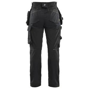 BLAKLADER - 713218329900C34 <b>Women</b>’s Craftsman <b>trousers</b> with <b>stretch</b> Black - EAN 7330509924358 WORK <b>TROUSERS</b> DENIM WORK <b>TROUSERS</b> - Product Image 2