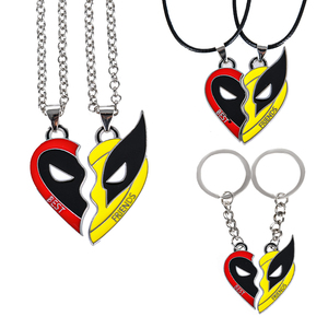 Collana con Ciondolo in Lega Personalizzata <span class=keywords><strong>Deadpool</strong></span> 3, Gioielli Trendy per Migliori Amici, Vendita all'Ingrosso Transfrontaliera - Product Image 1