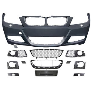 Kit de Carrocería de Parachoques Delantero para <span class=keywords><strong>BMW</strong></span> Serie 3 E90 Modificado a M-Tech 2009-2012 Con Agujero para Faros Antiniebla - Product Image 1