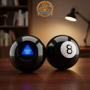 Jeux de fête, jouets pour enfants, jeux de nouveauté à thème rétro, divinatrice, posez une question, retournez la carte, répondez, boule magique 8 - Product Image 2