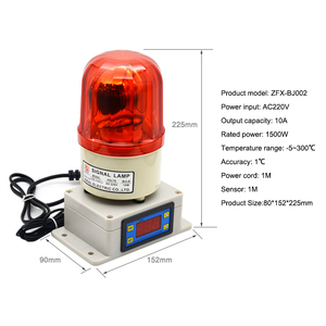 Báo Động Nhiệt Độ Độ Chính Xác Cao Báo Động Nhiệt Độ Cao Và Thấp Lò Báo Động Quá Nhiệt Trang Trại Giới Hạn Trên Và Dưới - Product Image 6