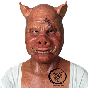 <span class=keywords><strong>Masque</strong></span> de tête en silicone réaliste fait main en usine, <span class=keywords><strong>masque</strong></span> de <span class=keywords><strong>cochon</strong></span> pour film d'<span class=keywords><strong>horreur</strong></span>, accessoires de costume, couvre-chef, masques intégraux réalistes pour film - Product Image 2